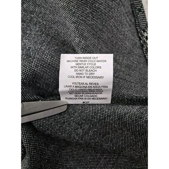 Luxology Plaid Puff Sleeve Drop Waist Houndstooth Preppy School Girl Dress S - Picture 10 of 10